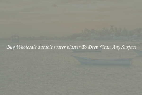 Buy Wholesale durable water blaster To Deep Clean Any Surface