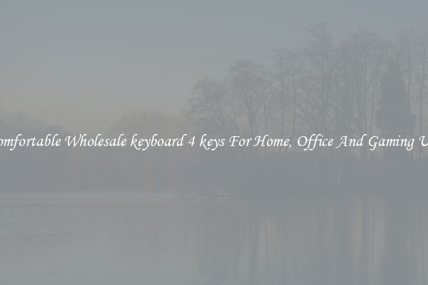 Comfortable Wholesale keyboard 4 keys For Home, Office And Gaming Use