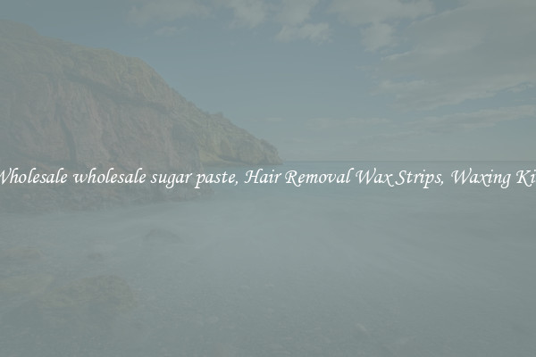 Wholesale wholesale sugar paste, Hair Removal Wax Strips, Waxing Kits