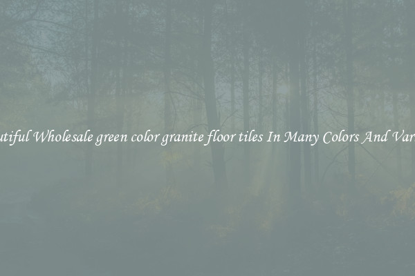 Beautiful Wholesale green color granite floor tiles In Many Colors And Varieties