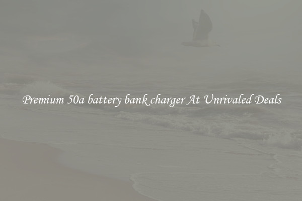 Premium 50a battery bank charger At Unrivaled Deals