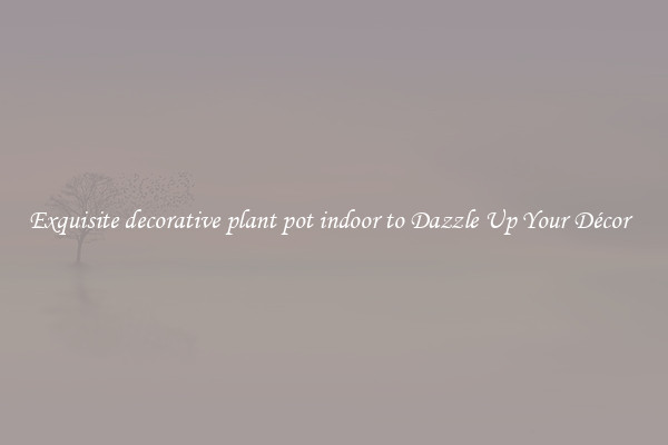 Exquisite decorative plant pot indoor to Dazzle Up Your Décor  