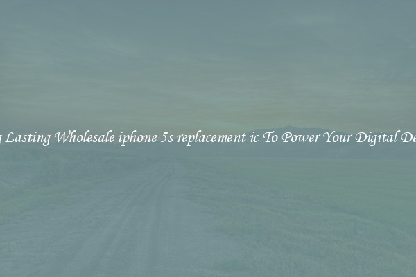 Long Lasting Wholesale iphone 5s replacement ic To Power Your Digital Devices