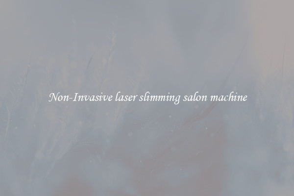 Non-Invasive laser slimming salon machine