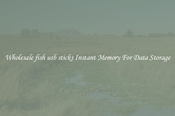 Wholesale fish usb sticks Instant Memory For Data Storage