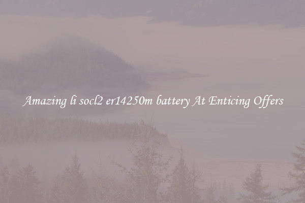 Amazing li socl2 er14250m battery At Enticing Offers